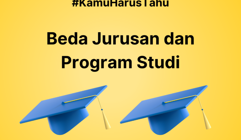 perbedaan jurusan dan program studi