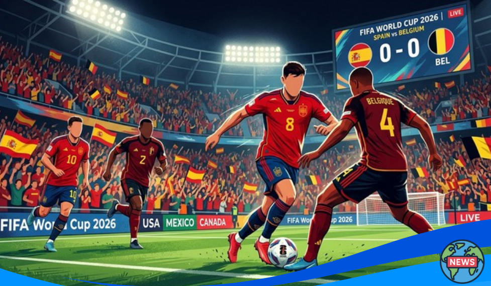 Spanyol vs Belgia: Duel Sengit Perebut Tiket Semifinal Piala Dunia